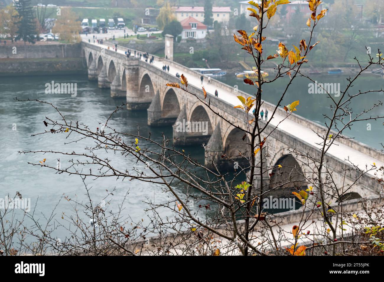 Mehmed Pasa Sokolovic bridge, Visegrad Stock Photo