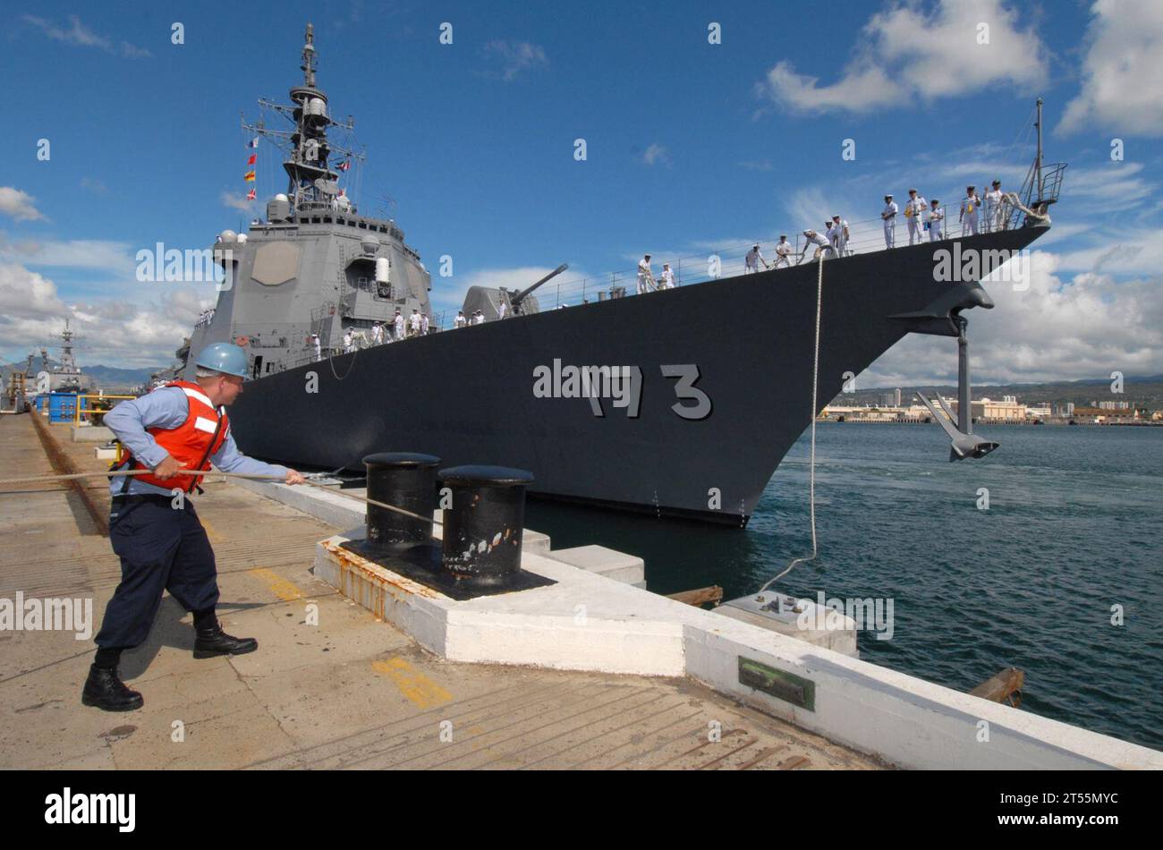 Japanese destroyer, JS KONGO (DDG 173 Stock Photo - Alamy image.