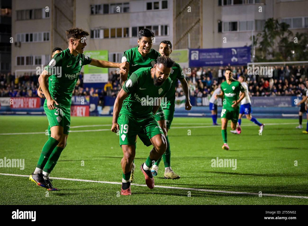 Barcelona, Spain. 01st Nov, 2023. Mourad (Elche CF) durante el partido de Copa del Rey entre CE Europa y Elche CF, en Estadi Nou Sardenya, Barcelona, Espana el November 1, 2023. (Foto/Felipe Mondino) Credit: Independent Photo Agency/Alamy Live News Stock Photo