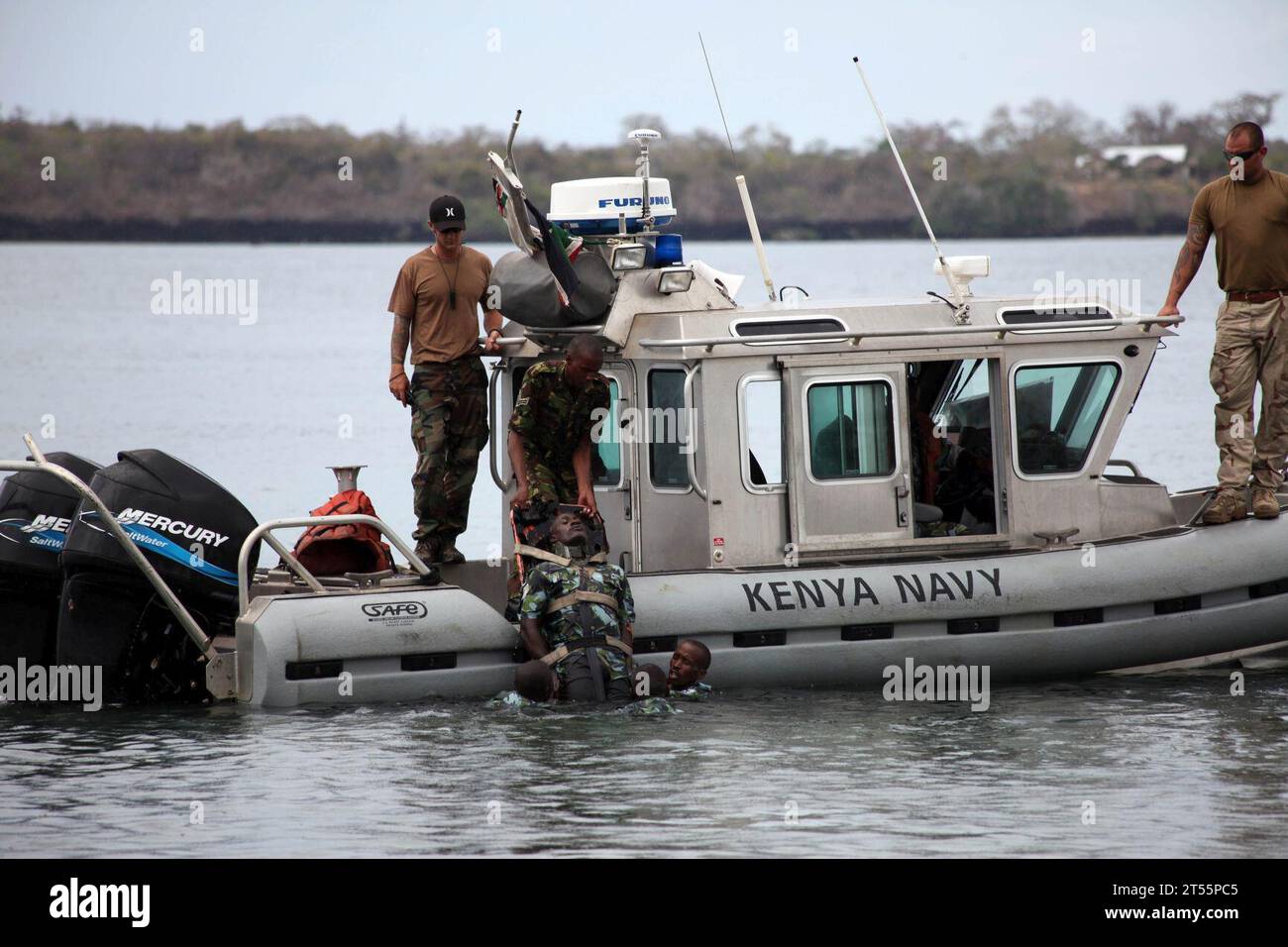 Kenya Special Boat Unit, Naval Special Warfare Task Unit, navy, simulated mass casualty drill, Special Warfare Combatant-craft Crewman, U.S. Navy, U.S. Special Operations Command Stock Photo