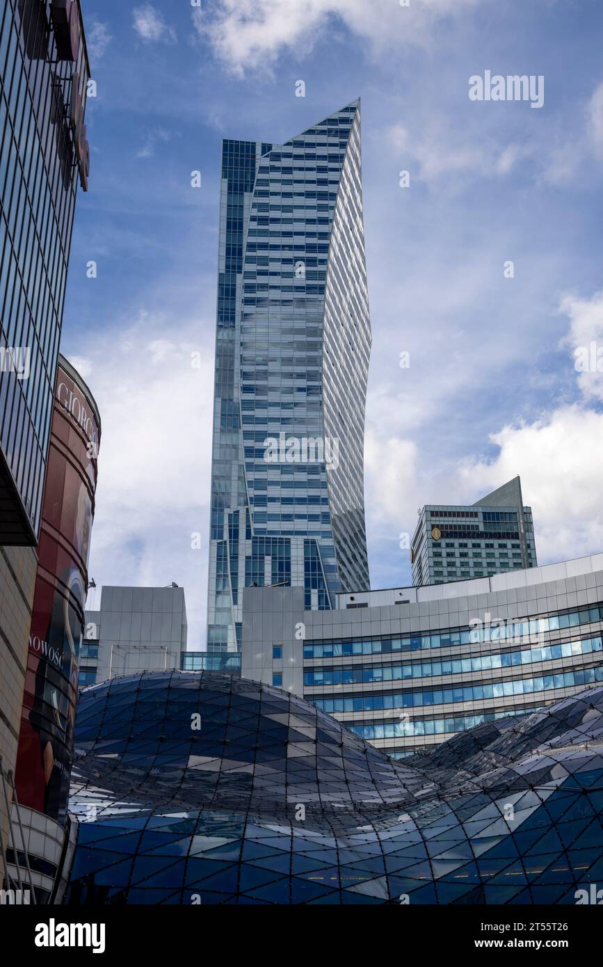 Warsaw Towers Business Center, Warsaw, Poland Stock Photo