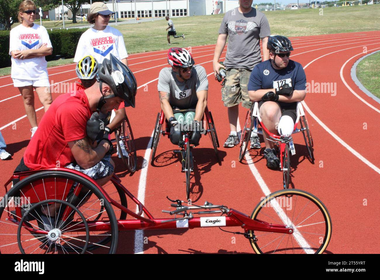 McCool Memorial Track, Military Paralympic athletes, navy, track and