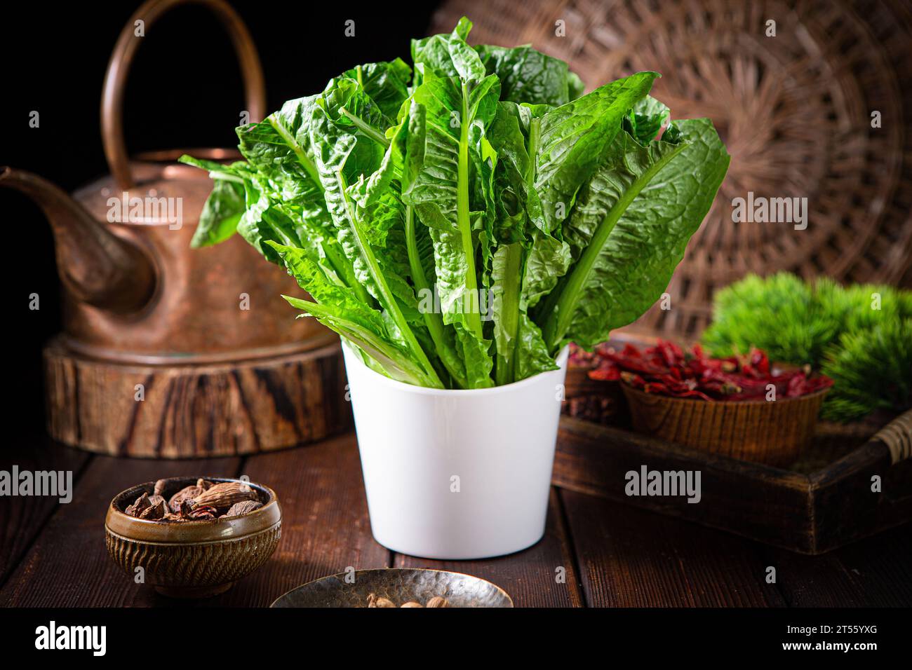 Fresh Stem Lettuce For Hot Pot yakiniku Sukiyaki And Shabu Used Stock 