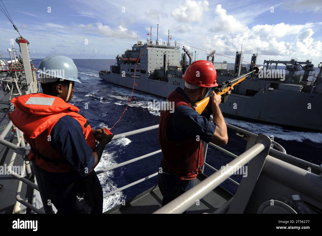 Military Sealift Command, Sailors, Underway Replenishment, USNS Alan ...