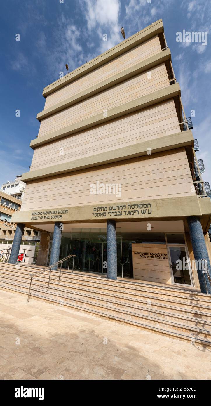 Tel Aviv, Israel October 27, 2023 Exterior view of the buildings in the Tel Aviv University
