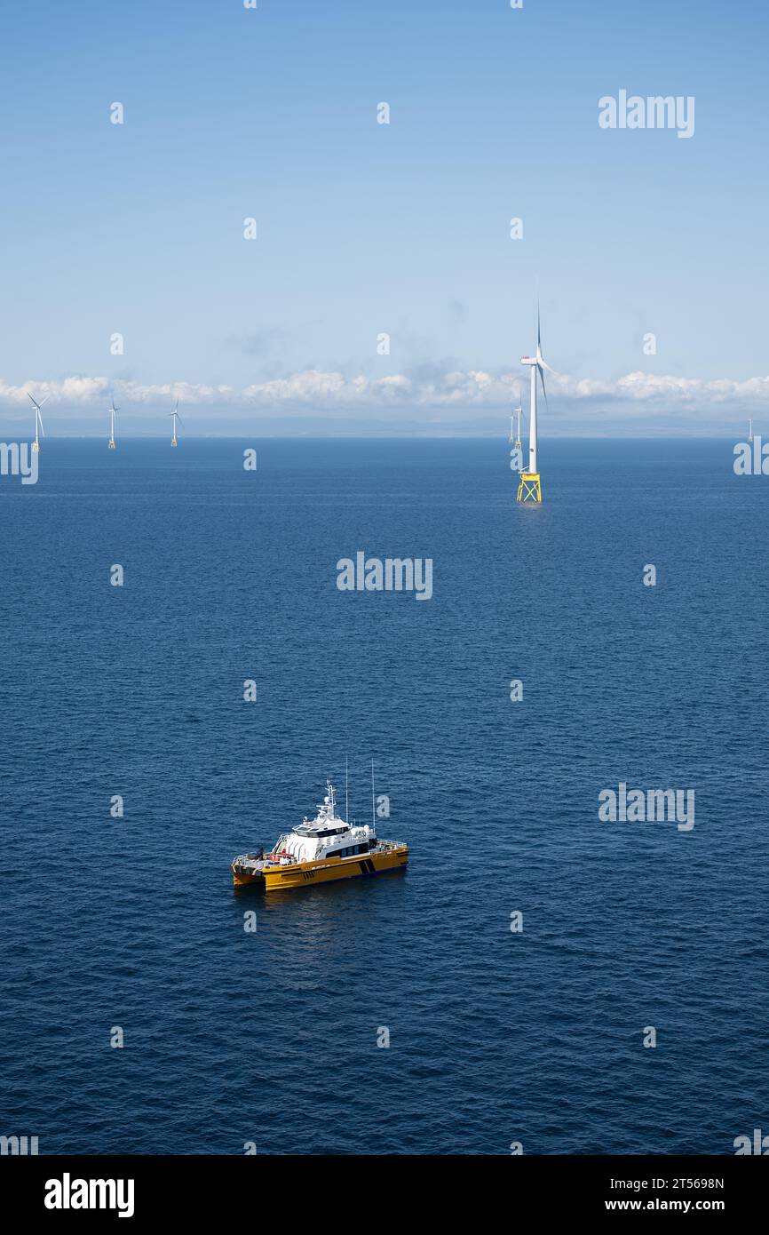 Windcat 101, CTV, Crew transport vessel, working the Seagreen offshore