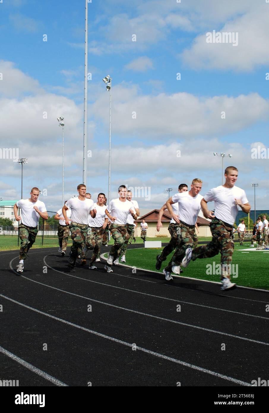 PreBasic Underwater Demolition/SEAL (BUDS) training students Stock