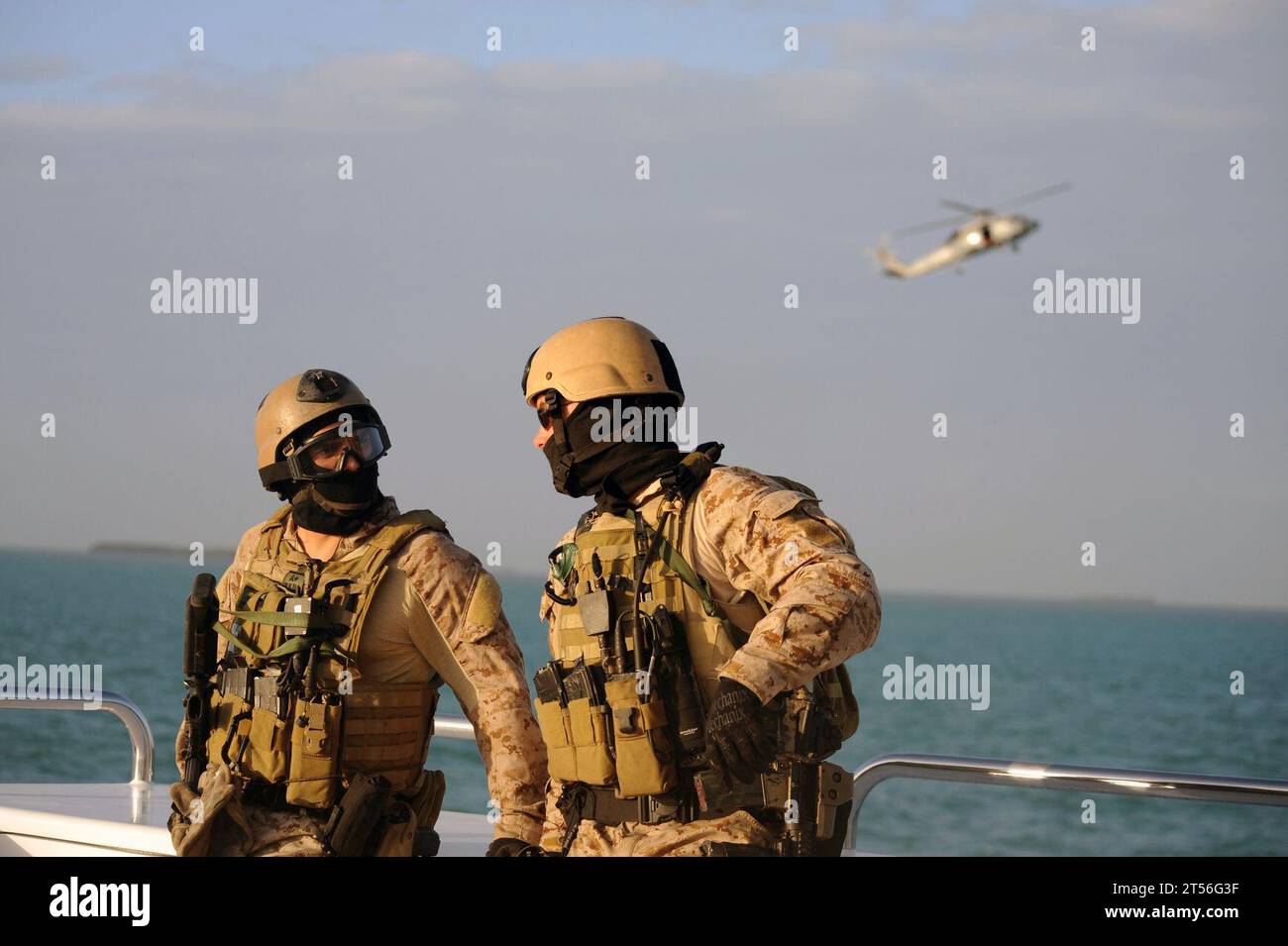 Rigid-hull Inflatable Boat, SEALS, Special Boat Team (SBT) 20, Special Warfare Combatant-Craft Crewman (SWCC) Stock Photo