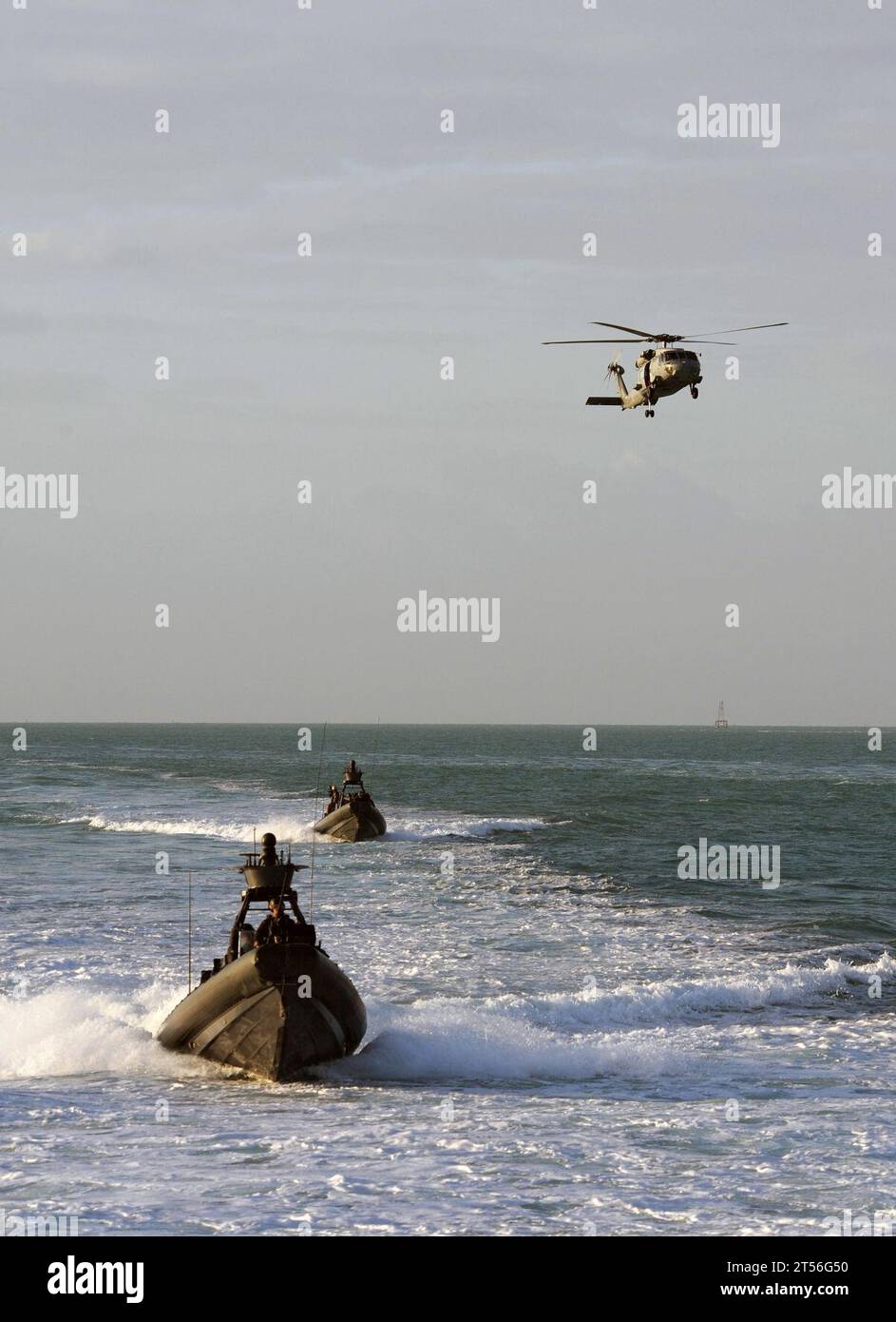 Rigid-hull Inflatable Boat, SEALS, Special Boat Team (SBT) 20, Special Warfare Combatant-Craft Crewman (SWCC) Stock Photo