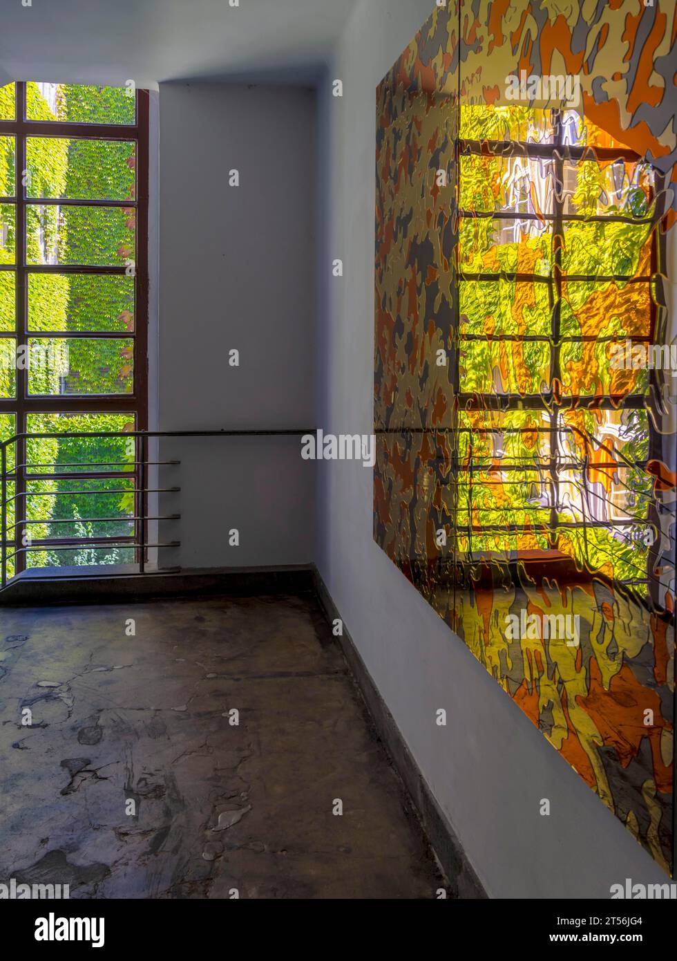Interior design, former Jewish Girls' School, Auguststrasse 11, Berlin-Mitte, Germany Stock Photo