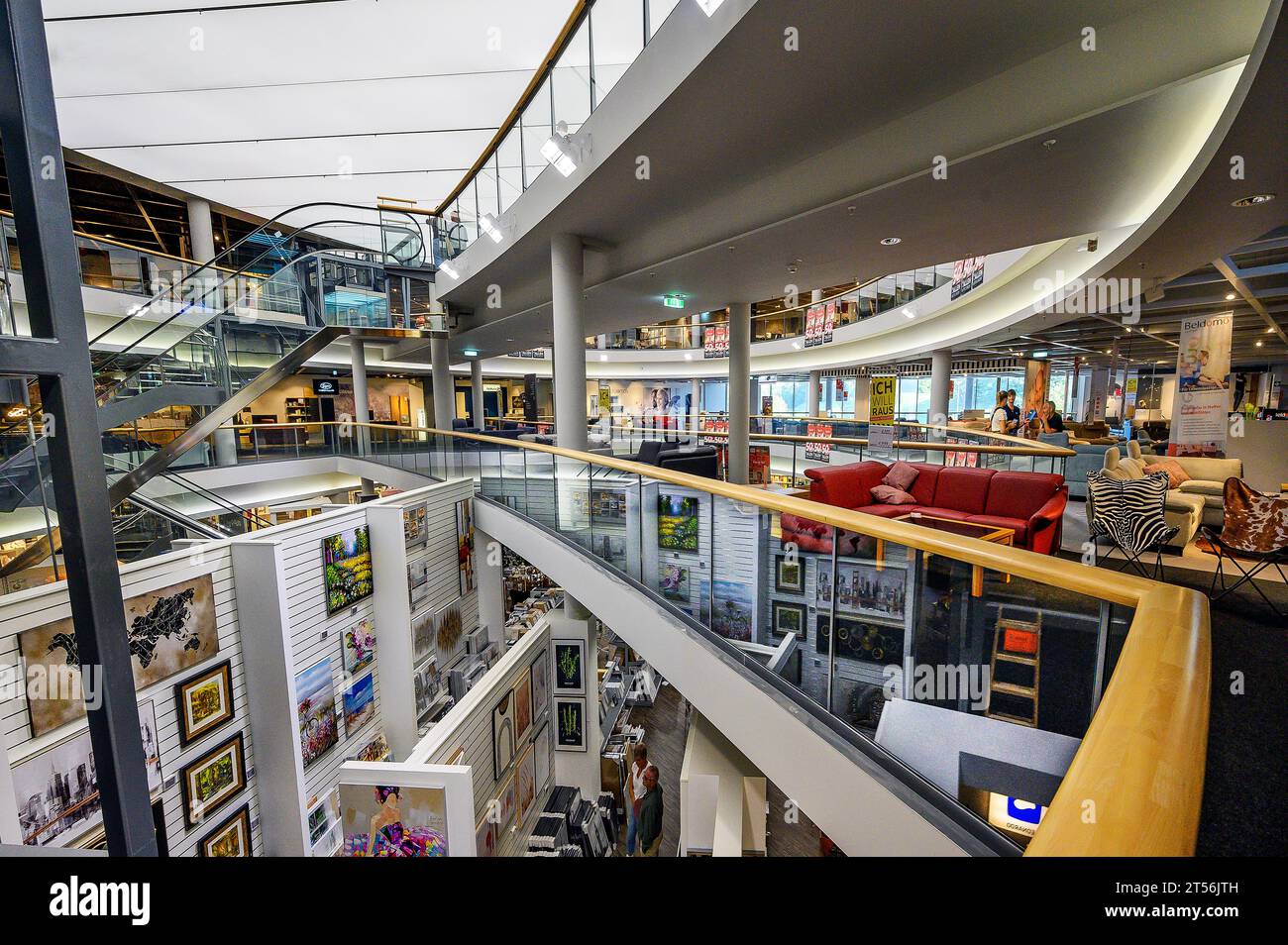 Modern furniture store, Bavaria, Germany Stock Photo Alamy