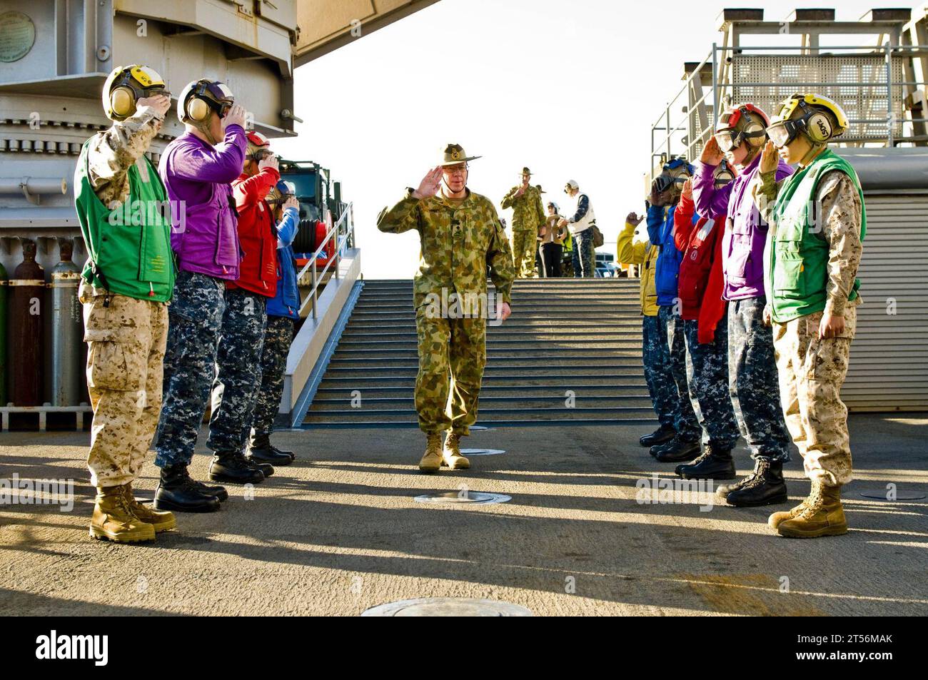 U.S. 7th Fleet flagship USS Blue Ridge (LCC 19), U.S. Ambassador to