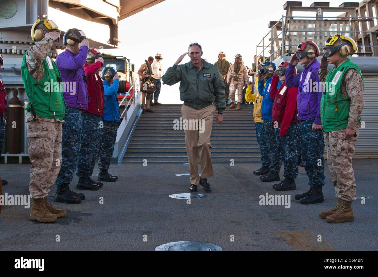 U.S. 7th Fleet flagship USS Blue Ridge (LCC 19), U.S. Ambassador to