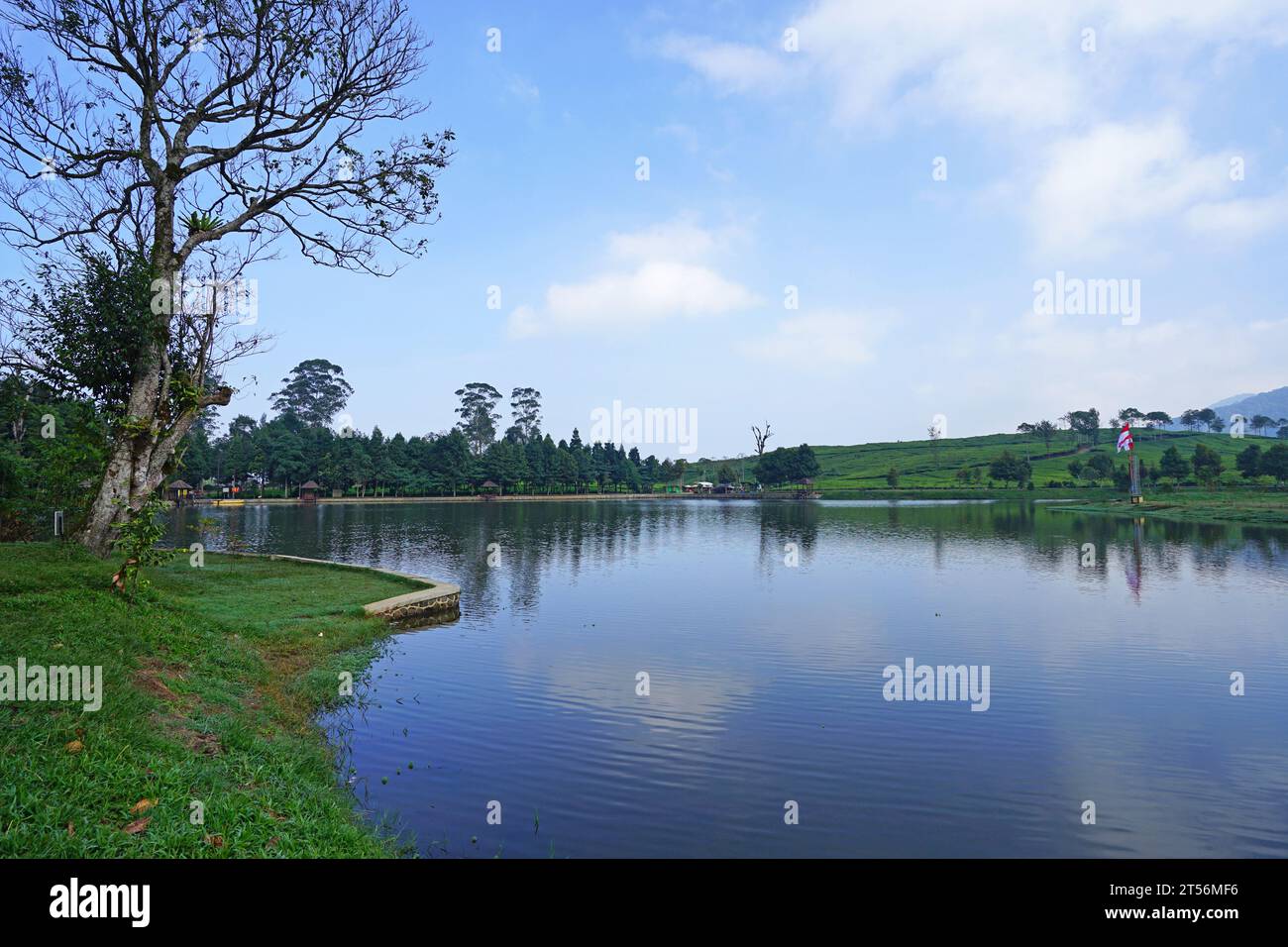 Lake Telaga Saat, Gunung Mas Tea Plantation, Puncak, Bogor, West Java ...