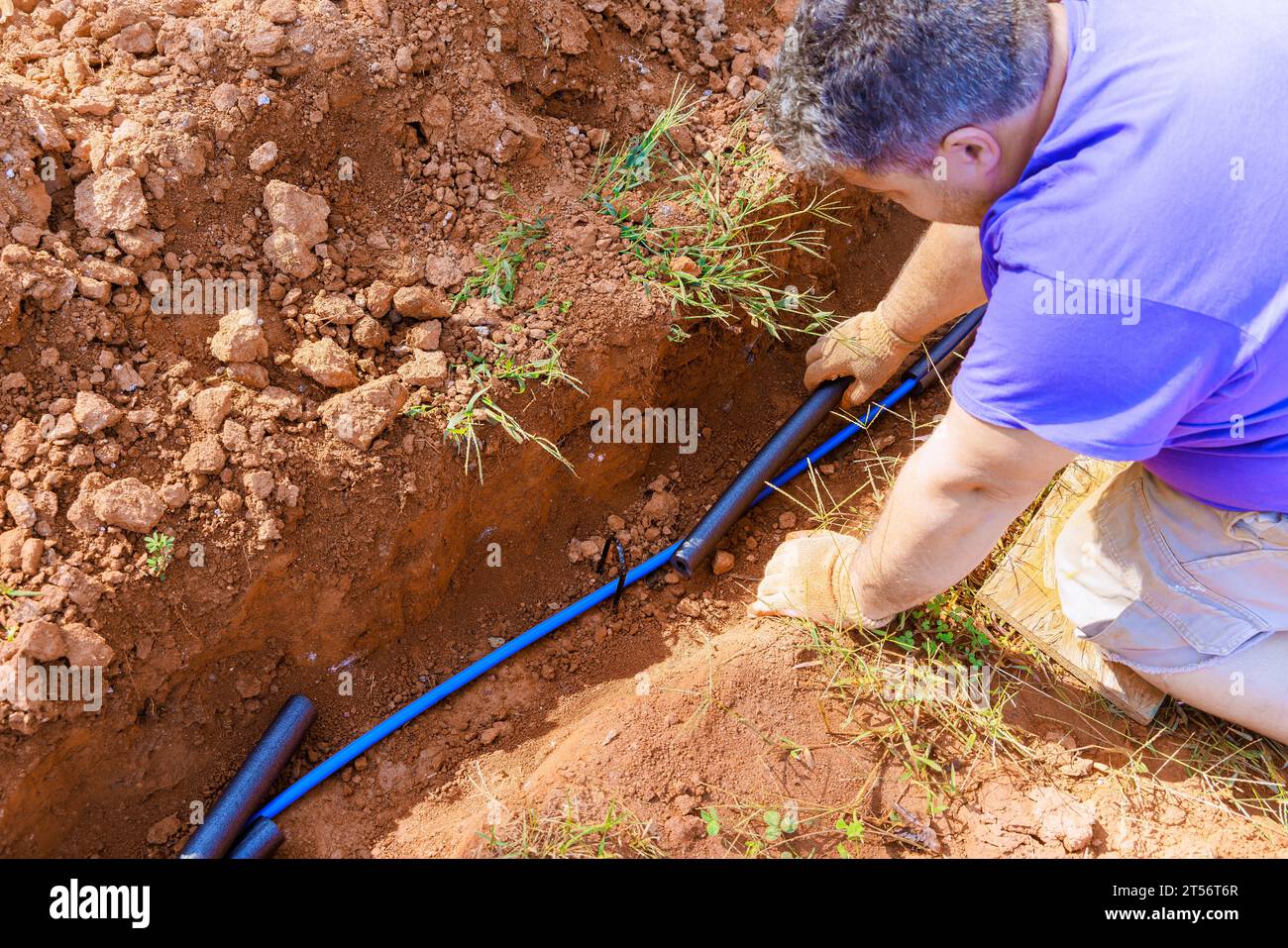 Underground water systems use PVC pipe insulation to insulate foam