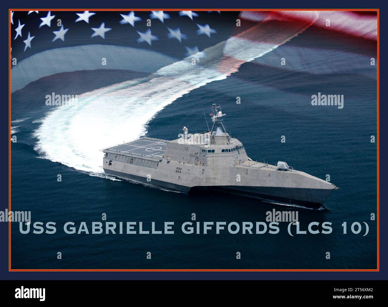 US Navy A illustration of the littoral combat ship USS Gabrielle