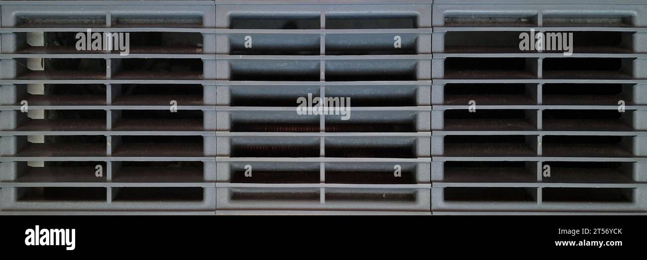 Abstracted Geometric Grid: Exploring Abstractness and Texture in Ventilation Stock Photo