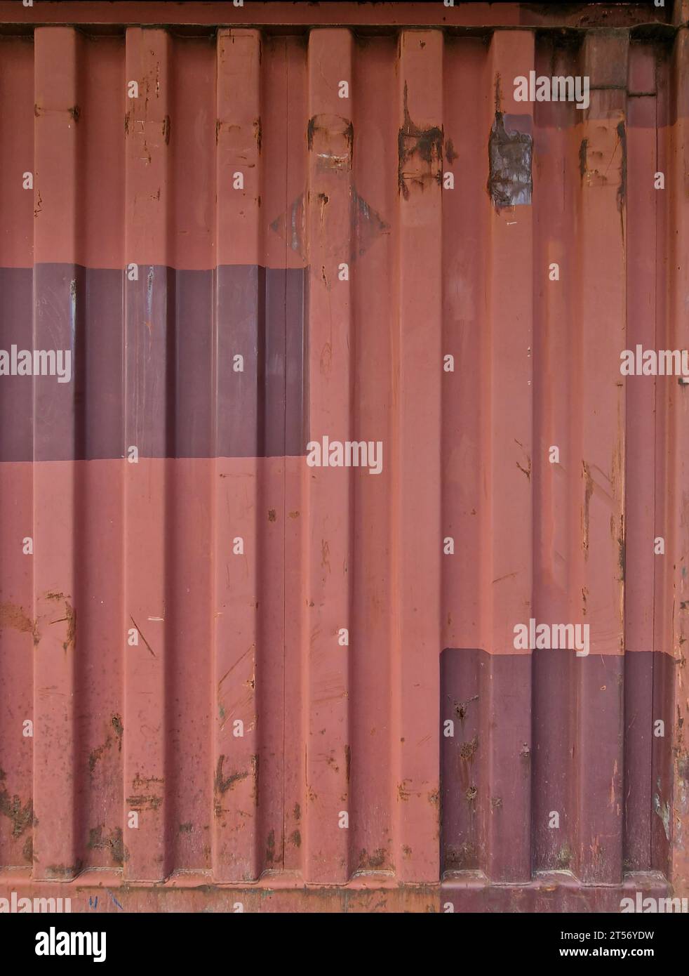 Vibrant Red Ship Container: A Texture of Industrial Logistics Stock ...
