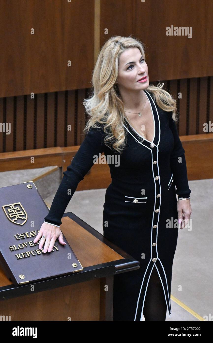 Slovak Member Of Parliament Martina Simkovicova pictured And Newly