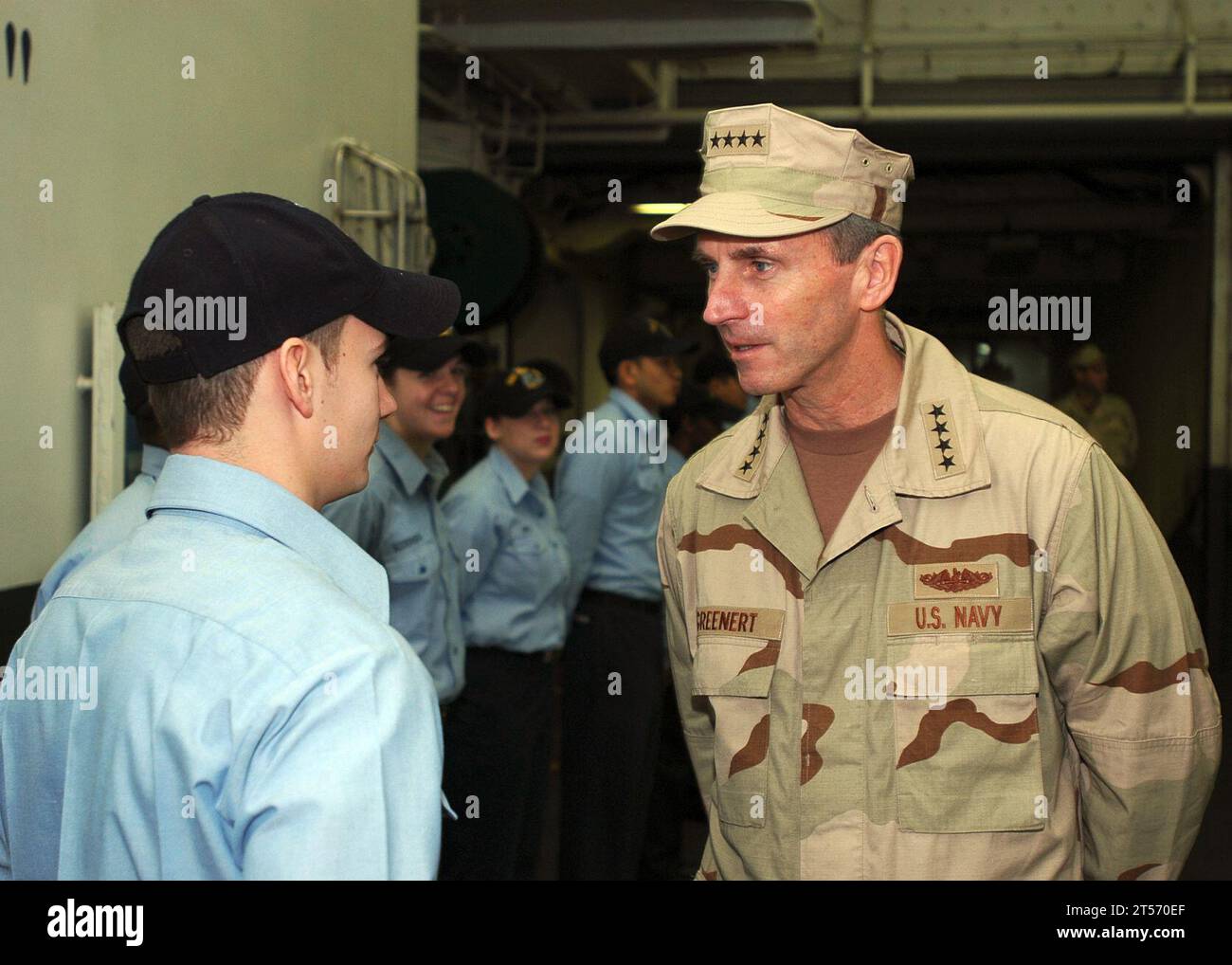 US Navy Adm. Jonathan W. Greenert, commander of U.S. Fleet Forces ...