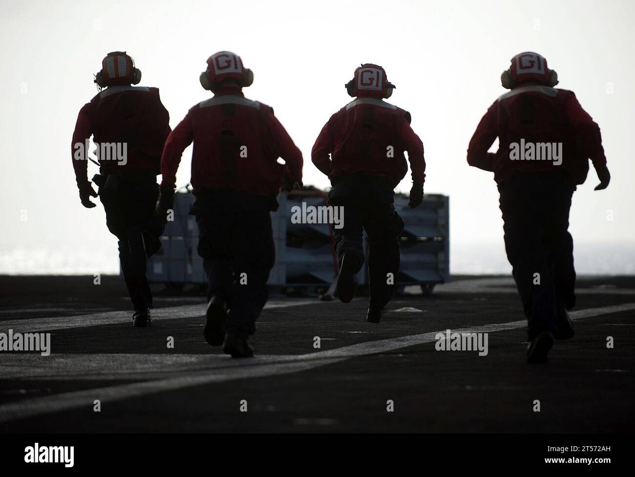 US Navy Aviation Ordnancemen assigned to Weapons Department's G1