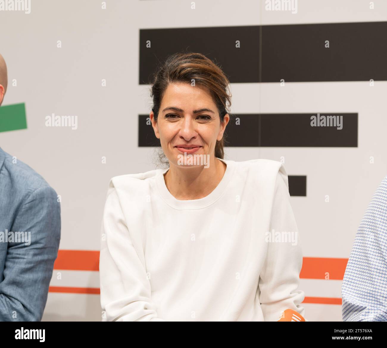 FRANKFURT AM MAIN, Germany - October 20 2023: Linda Zervakis (*1975 