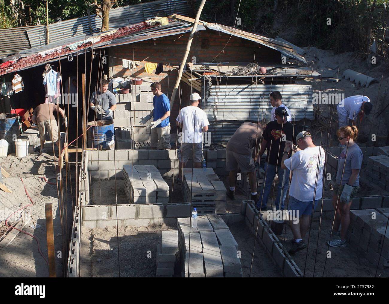 US Navy Sailors from Forward Operating Location Comalapa and personnel