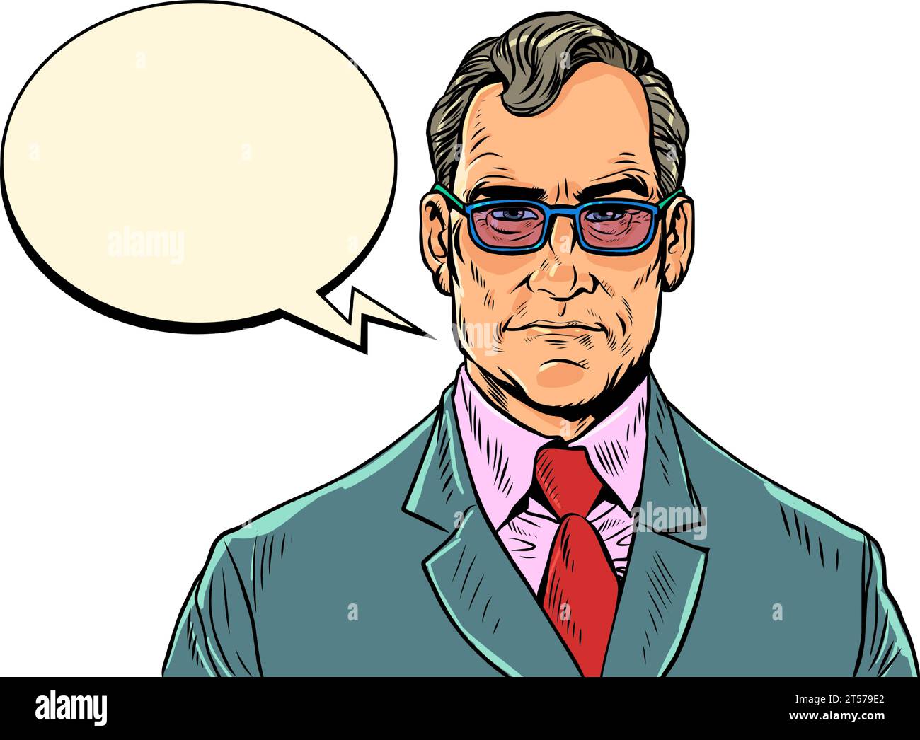 Serious stylish man in Stock Vector Images Alamy