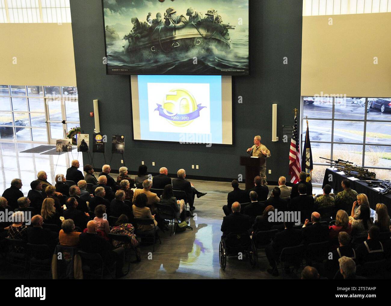 US Navy SEALs celebrate the 50th anniversary.jpg Stock Photo