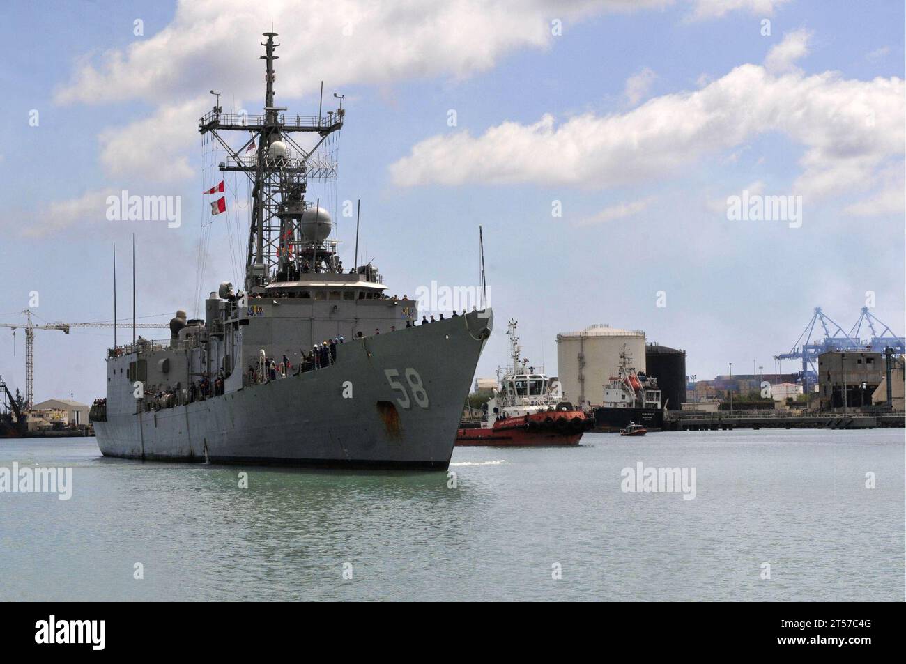 US Navy The Guided-missile Frigate USS Samuel B. Roberts (FFG 58 ...