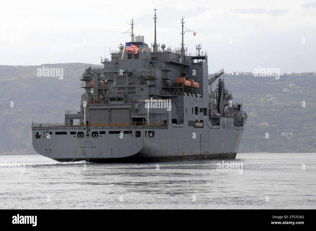 US Navy The Military Sealift Command Dry Cargo And Ammunition Ship USNS ...