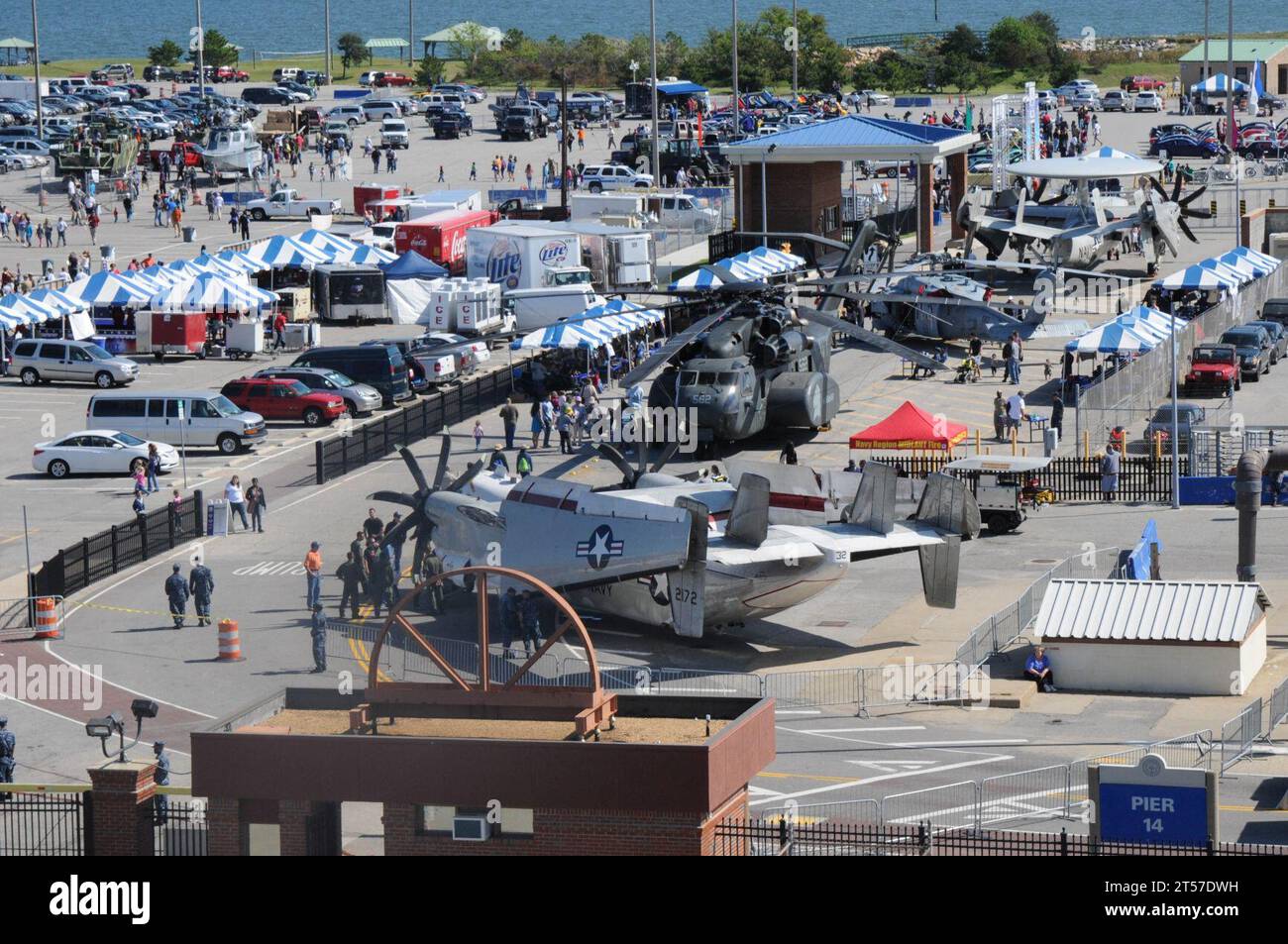 Us Navy Visitors Tour Naval Station Norfolk During Fleet Fest Naval