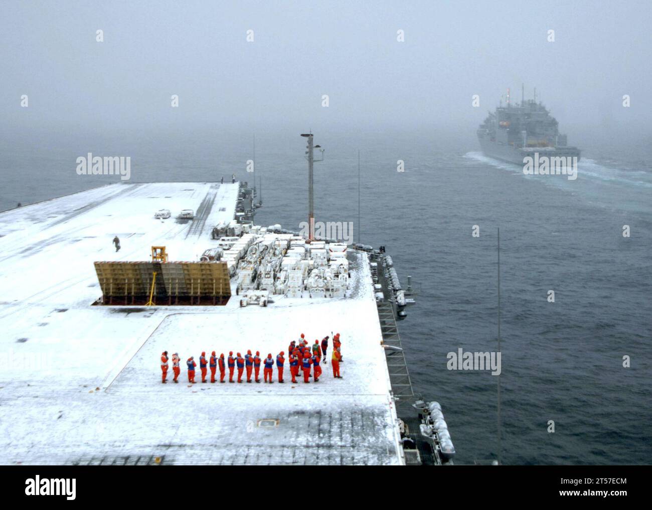 USNS Lewis and Clark (TAKE 1), USS Harry S. Truman (CVN 75 Stock Photo