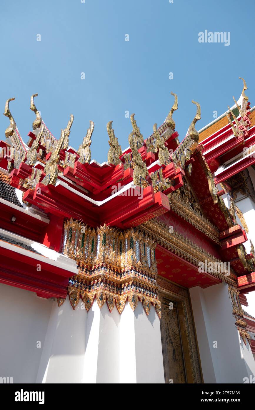 Bangkok Thailand Wat Pho Temple details Stock Photo - Alamy