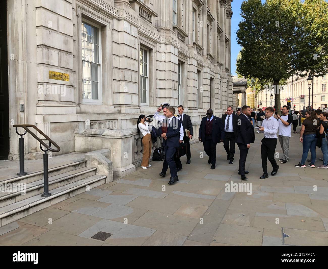 Grant Shapps Secretary of State Arrives at the Office in London