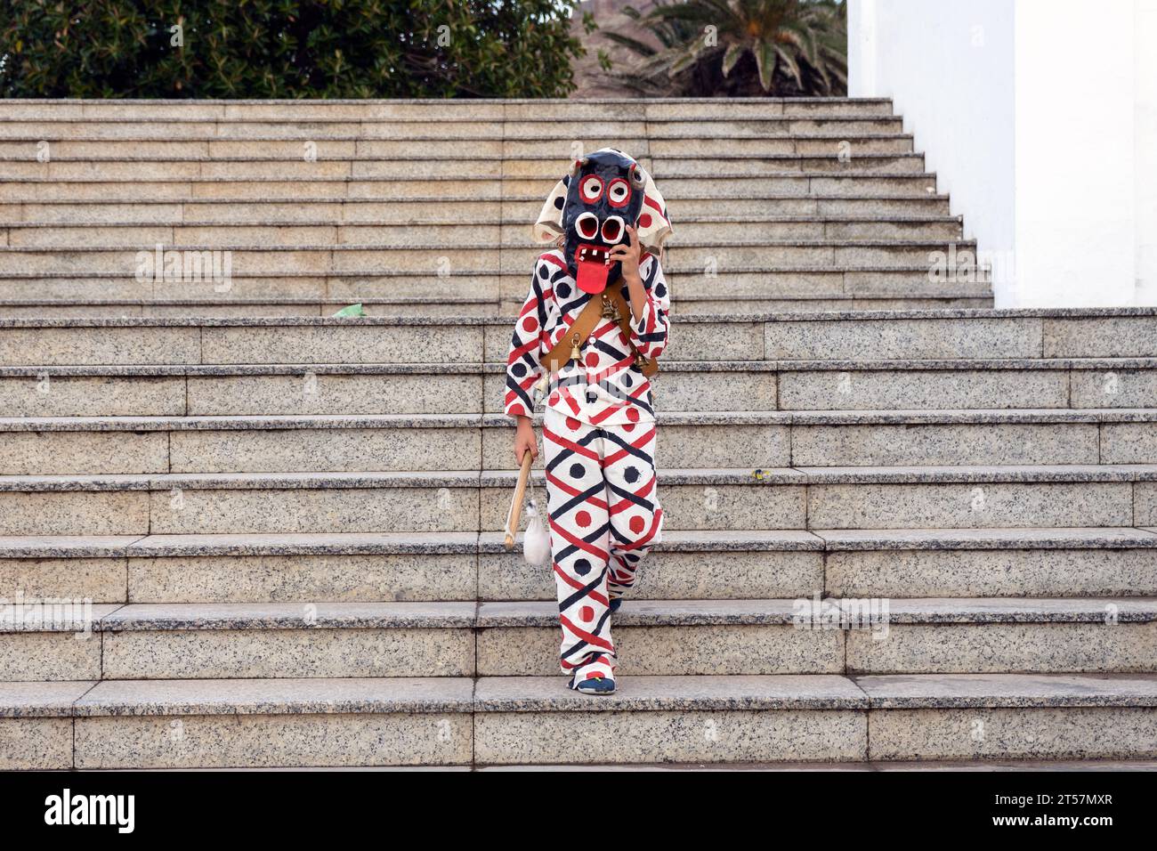 Spain, Canary Islands, Lanzarote, Teguise Los diabletes, traditional