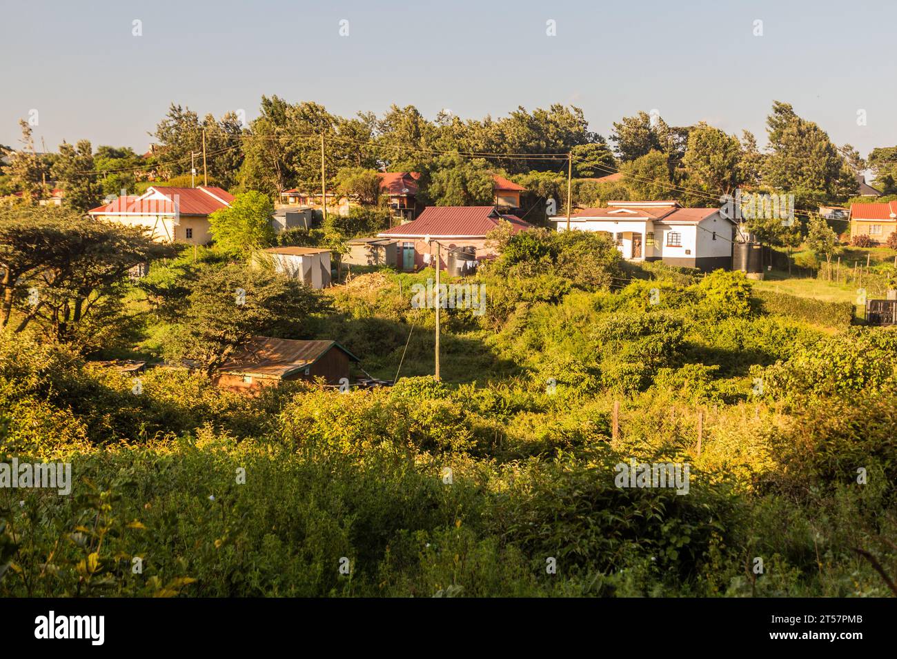 View of Marsabit town, Kenya Stock Photo - Alamy