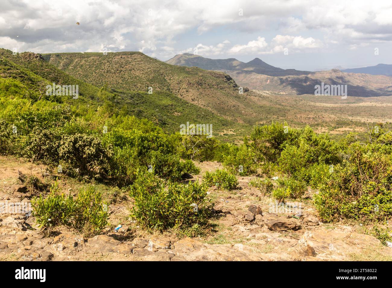Green hilly landscape river hi-res stock photography and images - Alamy