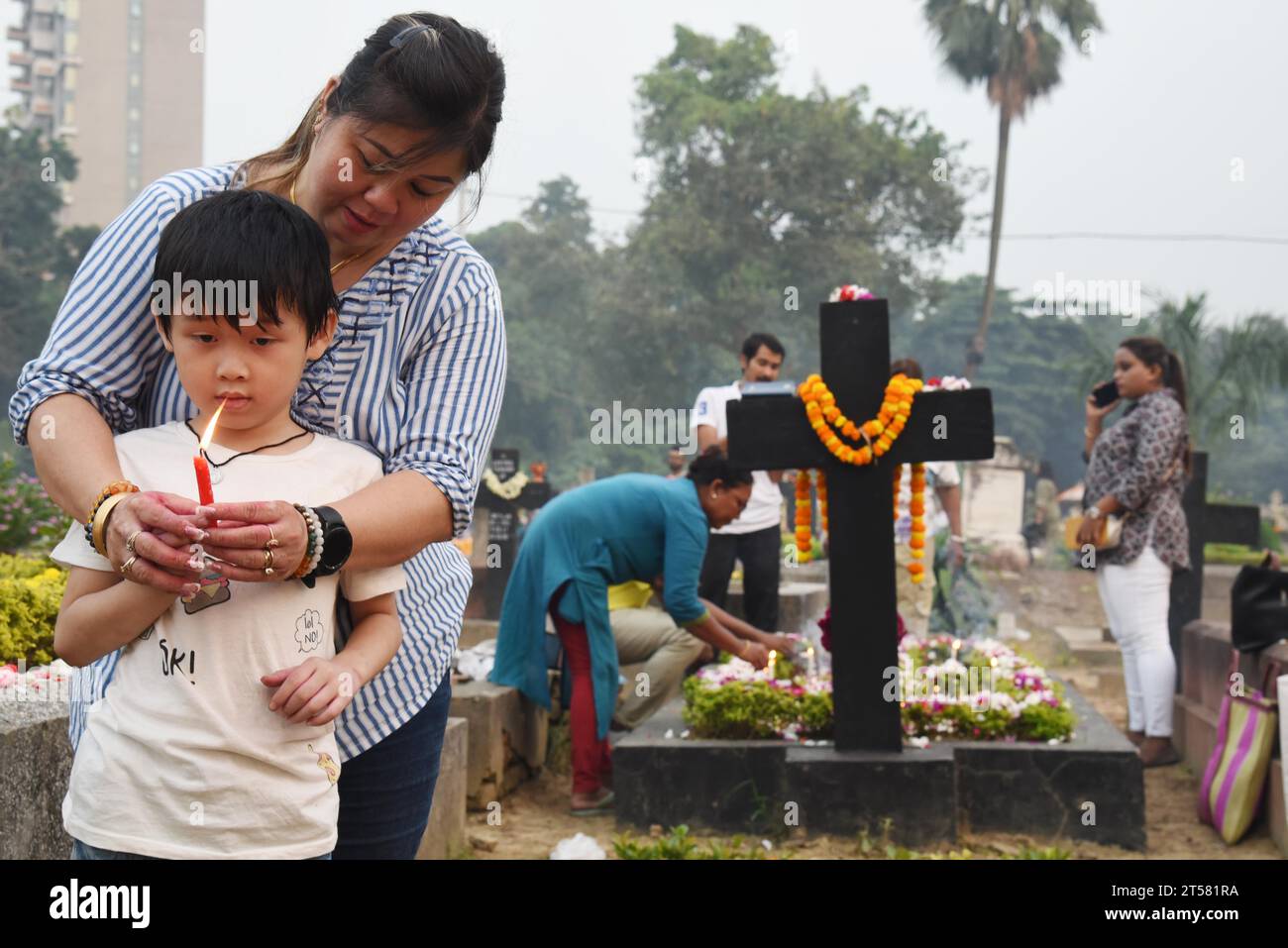 Non Exclusive: November 2, 2023, Kolkata, India: Christian devotees ...