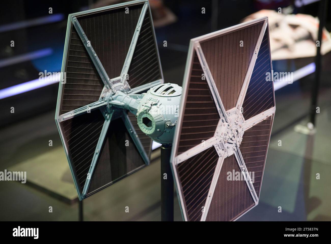 Original TIE Fighter model from Star Wars - A New Hope Stock Photo - Alamy