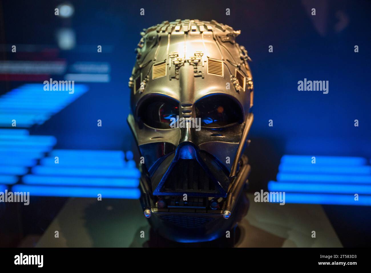 original Darth Vader breathing mask from Return of The Jedi Stock Photo ...