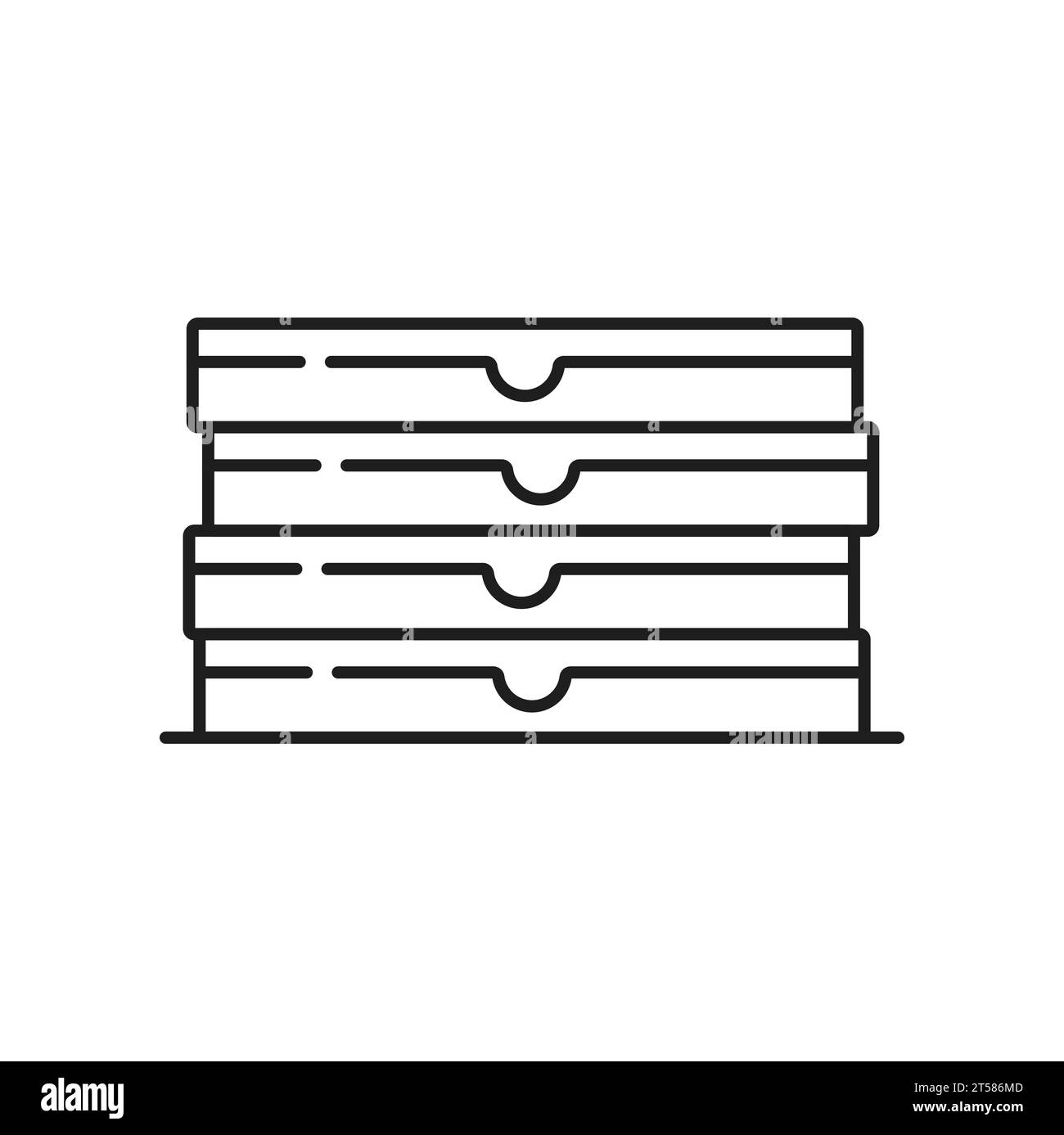 Boxes stacked pile display Black and White Stock Photos & Images Alamy