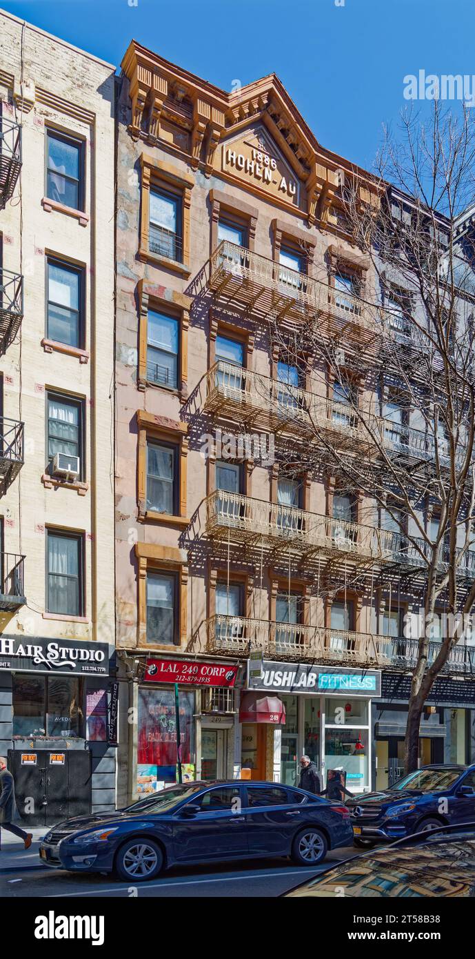 249 East 77th Street is a fivestory brownstone apartment building with