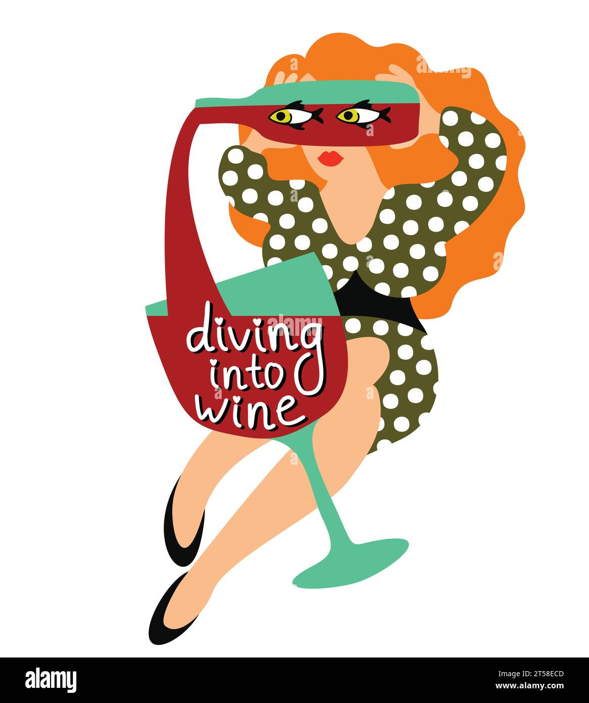 Diving girl vintage hires stock photography and images Alamy