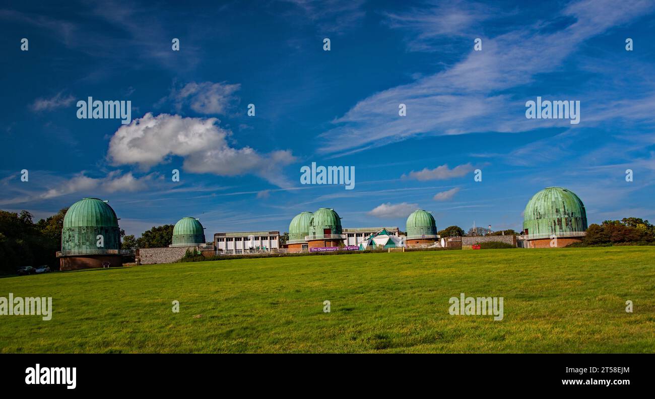 · Royal Greenwich Observatory at Herstmonceux castle,E.Sussex,UK. Stock Photo