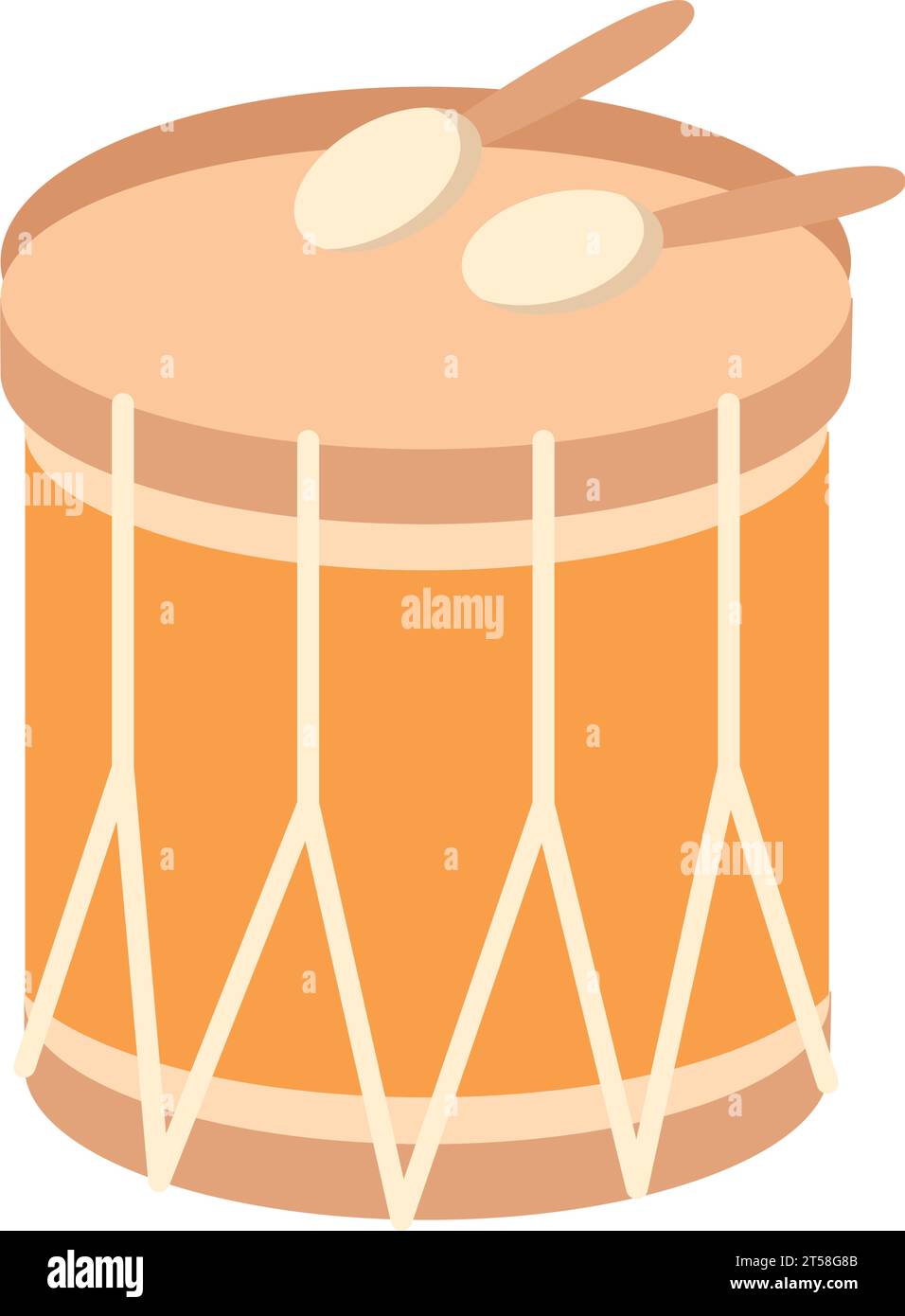 drums with sticks Stock Vector Image & Art - Alamy