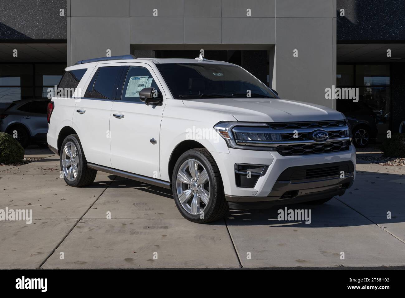 Zionsville November 2, 2023 Ford Expedition King Ranch 4X4 display