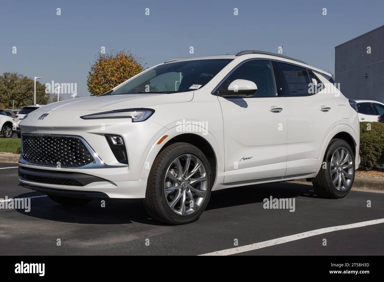 Kokomo October 24, 2023 Buick Encore SUV display. Buick offers the