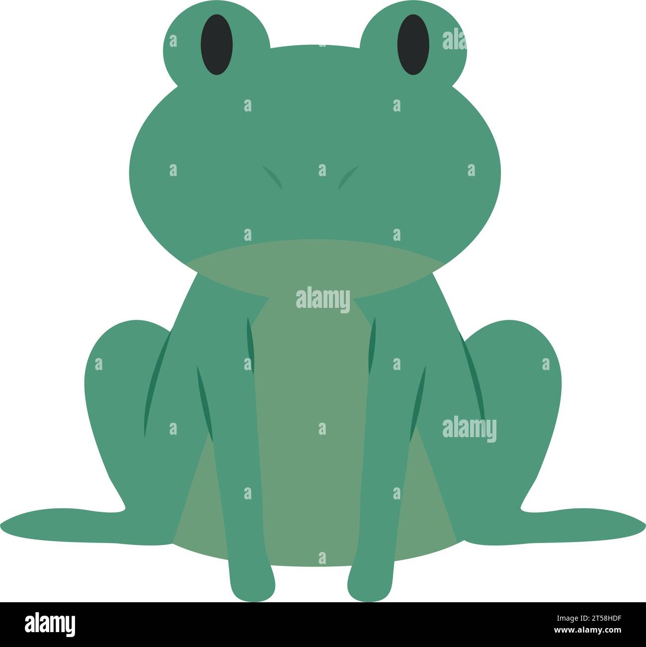frog cute illustration Stock Vector Image & Art - Alamy