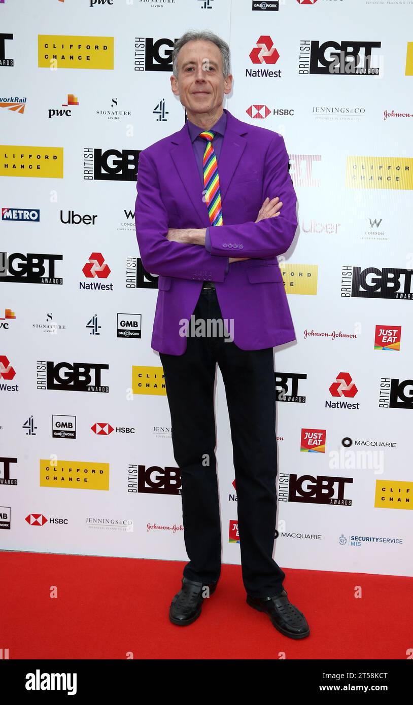 London, UK. 17th May, 2019. Peter Tatchell attends British LGBT Awards ...